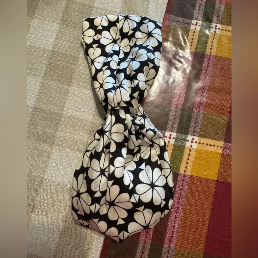 Kate Spade Spade Flower Silk Turban Headband